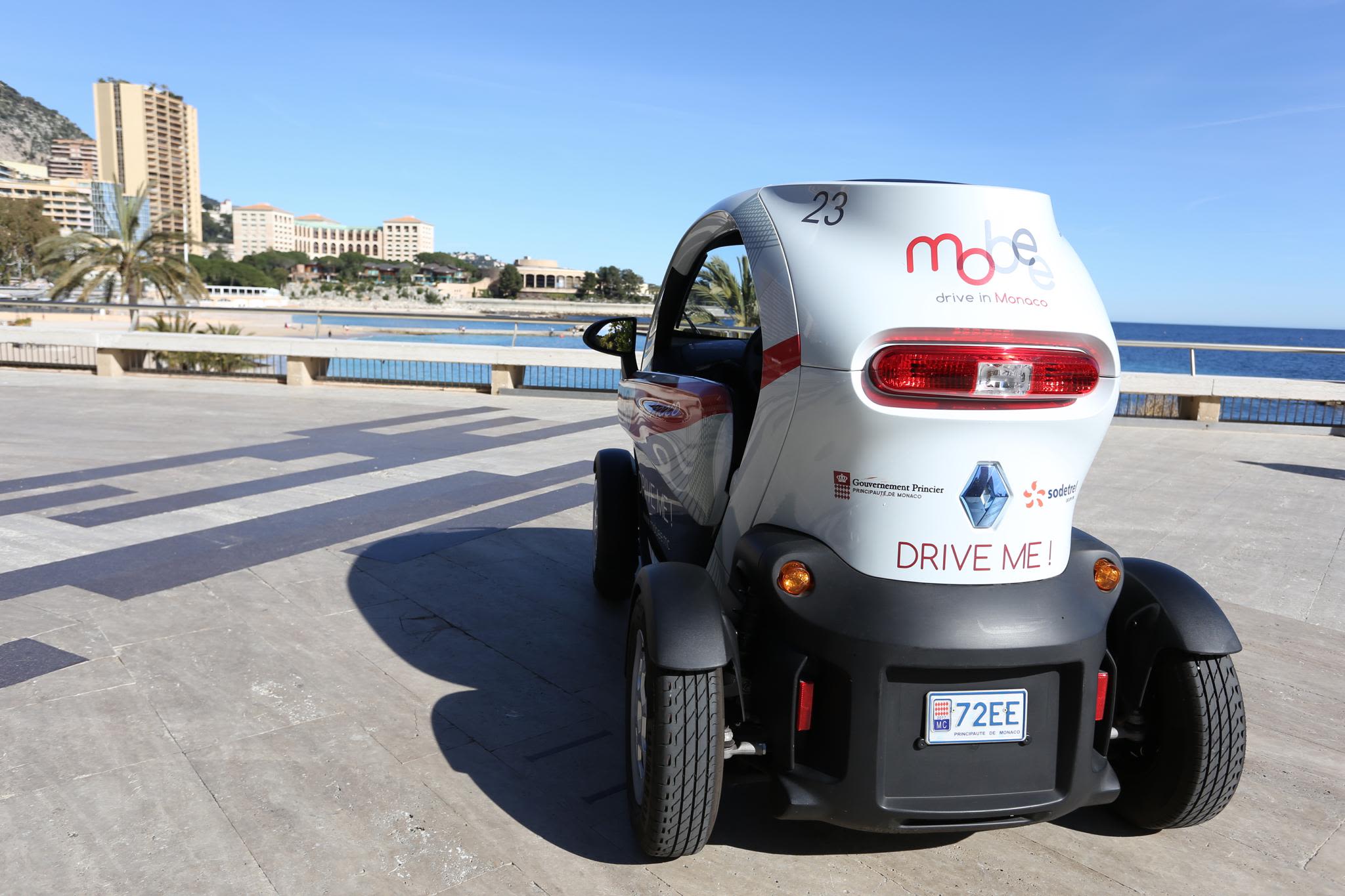 Mobee electric car sharing in Monaco